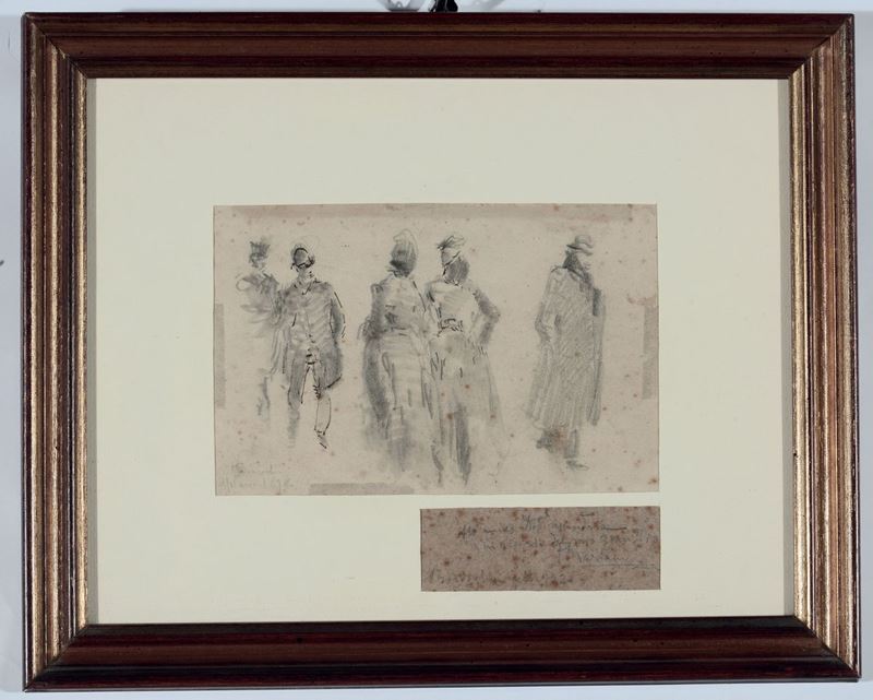 Mosè Bianchi (1840-1904) Figure  - Auction Paintings Timed Auction - Cambi Casa d'Aste