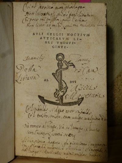 Aldus - Classici Latiniauli Gelli Noctium Atticarum Libri Undeviginti..