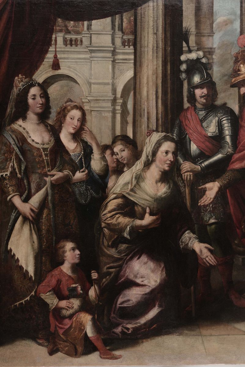 Domenico Fiasella (sarzana 1589-1669)alessandro Magno Riceve Omaggio dalla Famiglia di Re Dario