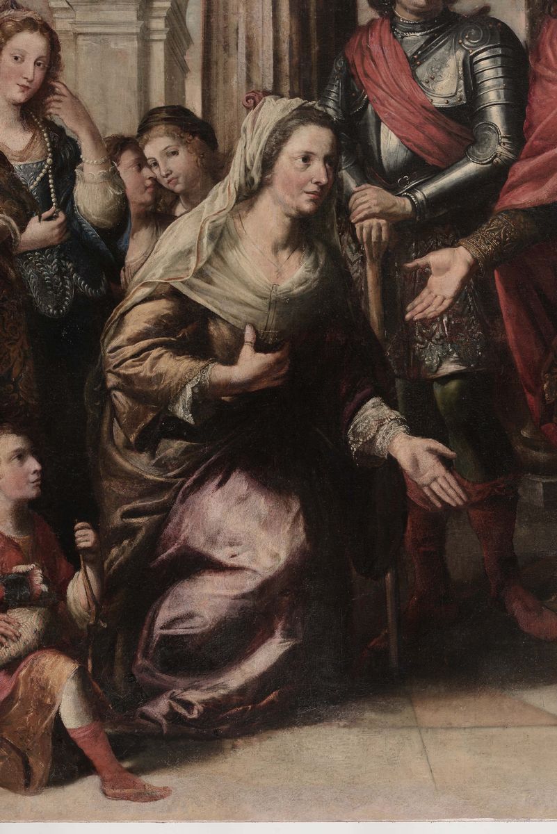 Domenico Fiasella (sarzana 1589-1669)alessandro Magno Riceve Omaggio dalla Famiglia di Re Dario