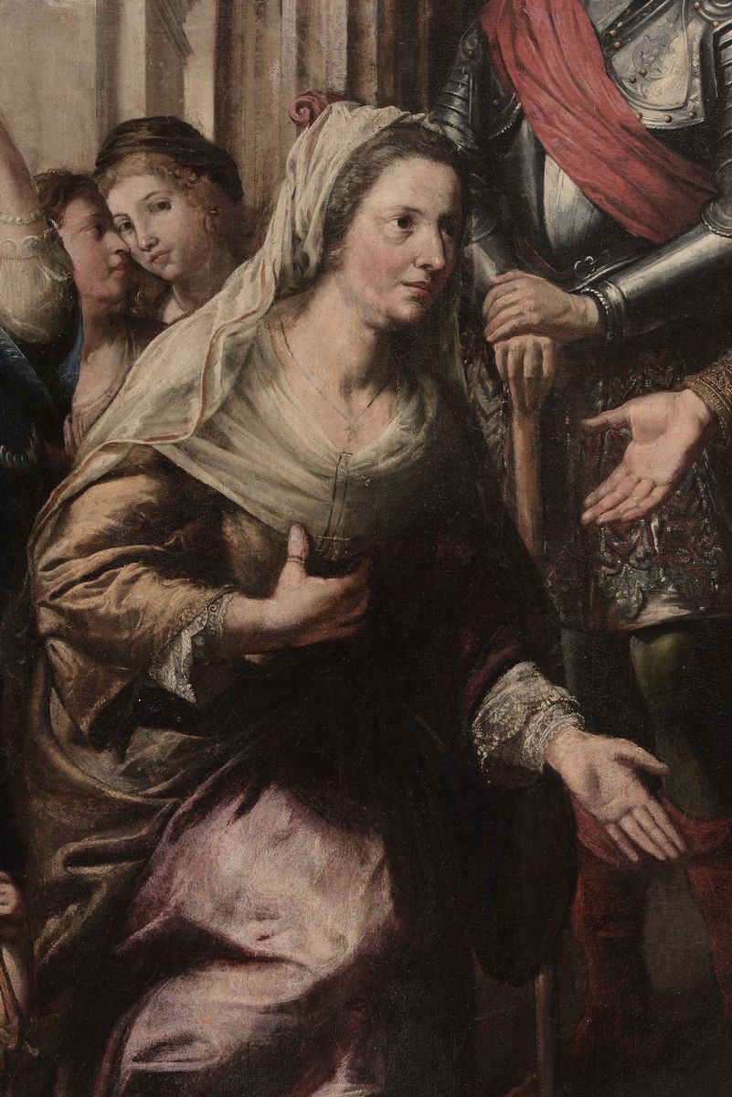 Domenico Fiasella (sarzana 1589-1669)alessandro Magno Riceve Omaggio dalla Famiglia di Re Dario