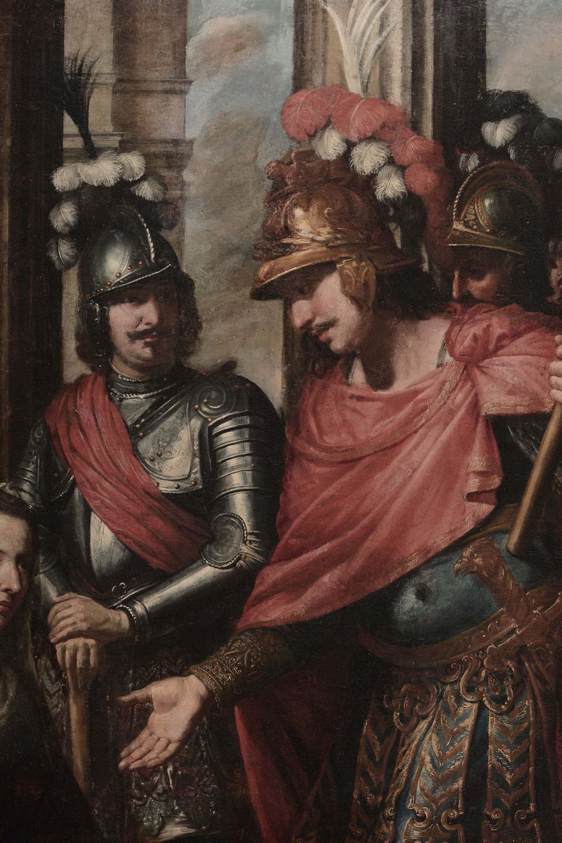 Domenico Fiasella (sarzana 1589-1669)alessandro Magno Riceve Omaggio dalla Famiglia di Re Dario