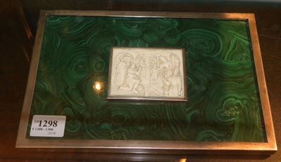 Bassorilievo in Avorio Raffigurante Cristoforo Colombo, XIX Secolo