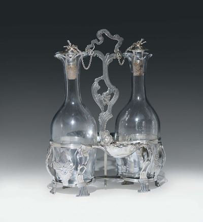 Oliera in Argento Fuso, Sbalzato e Cesellato. Genova, Punzone della Torretta per L’anno 1785