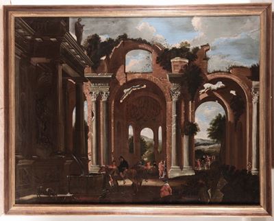 Viviano Codazzi (bergamo 1604 - Roma 1670) e Domenico Gargiulo (napoli 1609/10 - 1675)basilica di...