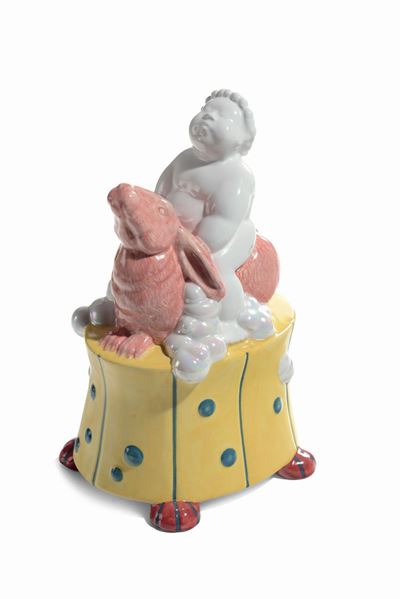 Wal (walter Guidobaldi) - Ceramica Gatti - Faenzabambino su Coniglio