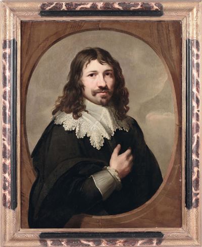 Scuola Francese del XVII Secoloritratto di Gentiluomo