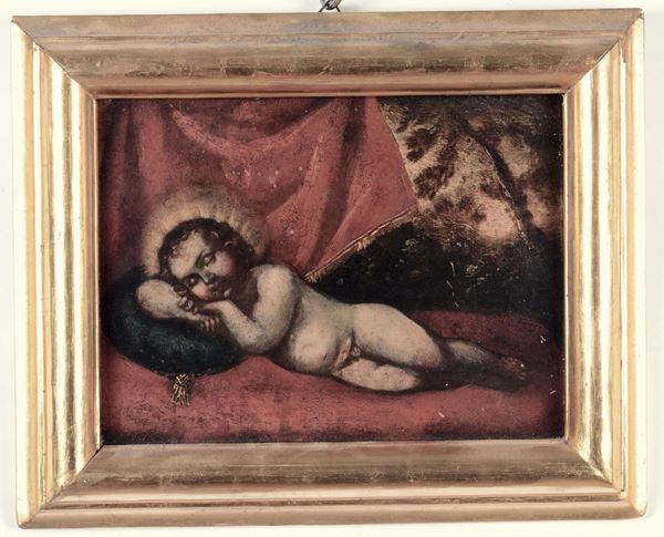 Scuola del XVII secolo Gesù Bambino