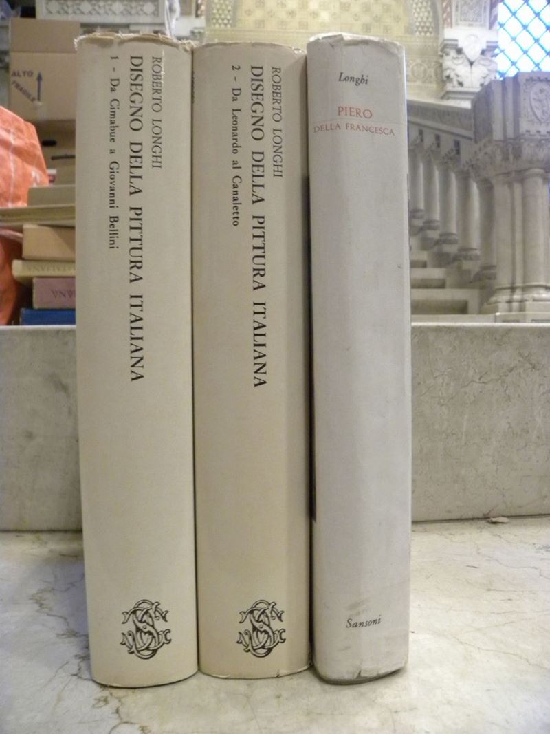 Roberto Longhi- Edizioni del '900 Disegno della pittura italiana  - Auction Old and Rare Manuscripts and Books - Cambi Casa d'Aste