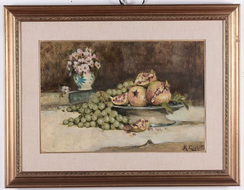 Mario Gachet (1879-1981) Natura morta  - Asta Antiquariato e Dipinti Antichi - I - Cambi Casa d'Aste