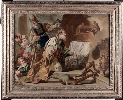 Scuola del XVIII Secolo, da Pittoniincoronazione di Davide