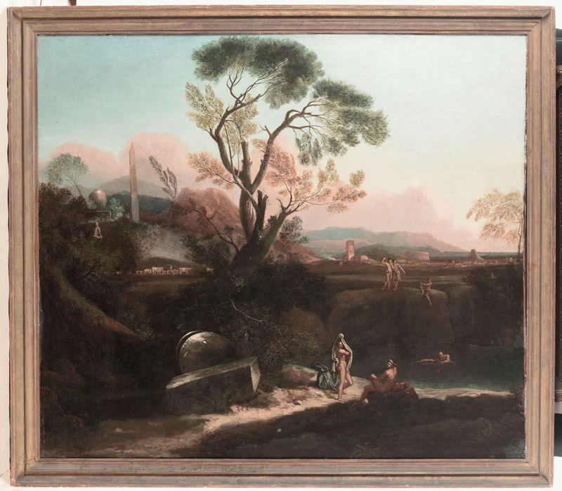 Scuola del XVIII secolo Paesaggio  - Auction Antique and Old Masters - I - Cambi Casa d'Aste