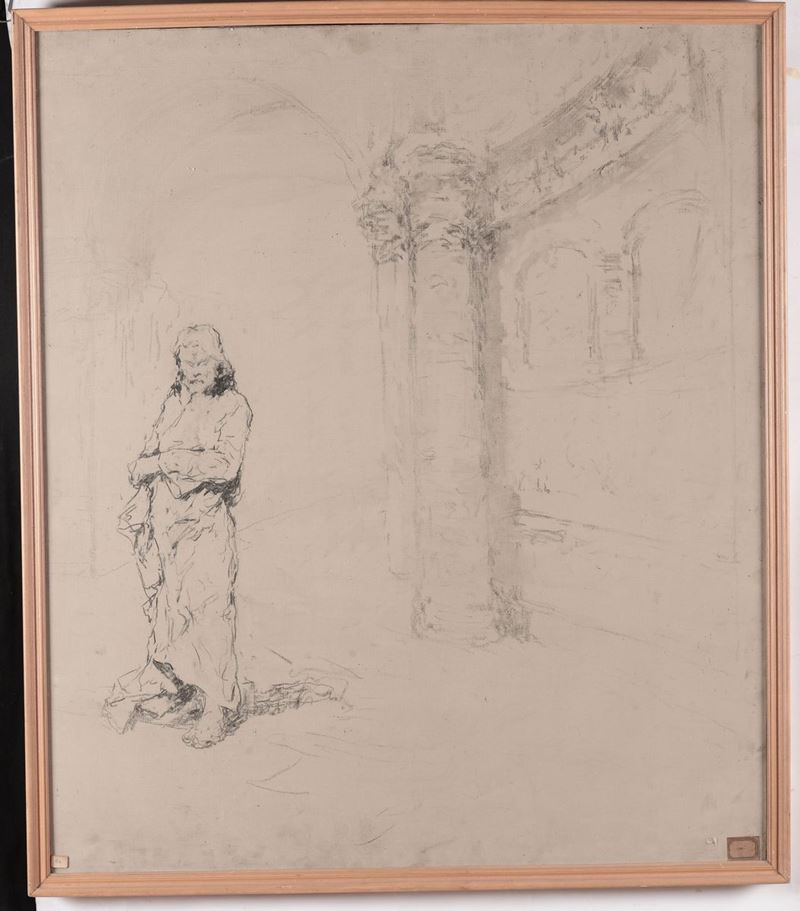 Anonimo del XIX secolo Figura maschile  - Asta Antiquariato e Dipinti Antichi - I - Cambi Casa d'Aste