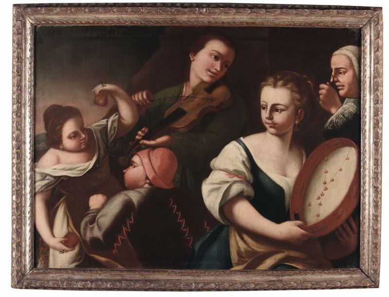 Scuola Napoletana del XVIII secolo Figure  - Auction Fine Art - Cambi Casa d'Aste