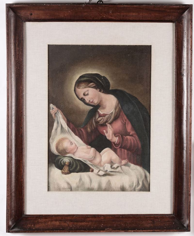 Anonimo del XX secolo Madonna con Bambino  - Auction Antique and Old Masters - I - Cambi Casa d'Aste