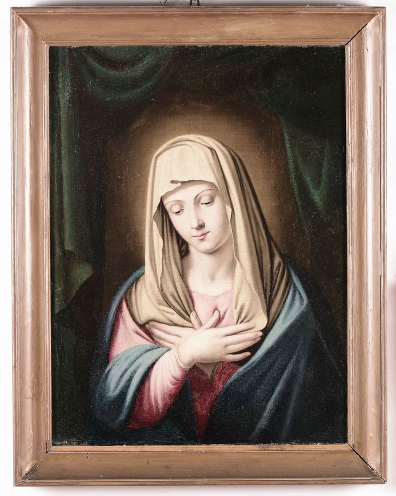 Scuola del XVIII secolo Madonna  - Asta Antiquariato e Dipinti Antichi - I - Cambi Casa d'Aste