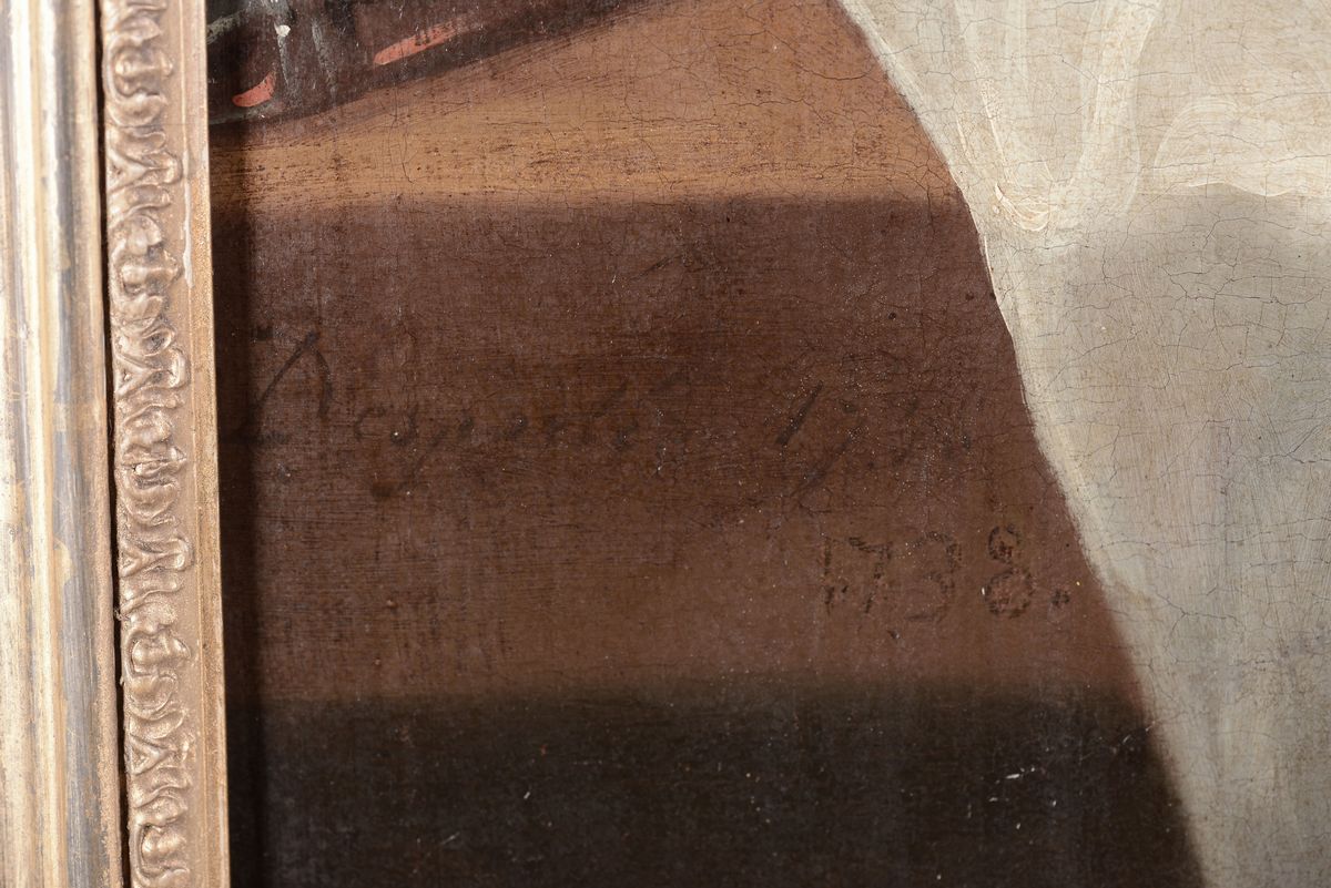 Claude Francois Desportes (1695-1774)interno con Natura Morta e Gatto