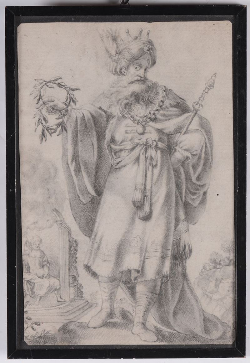 Anonimo del XIX-XX secolo Sultano  - Asta Antiquariato e Dipinti Antichi - I - Cambi Casa d'Aste