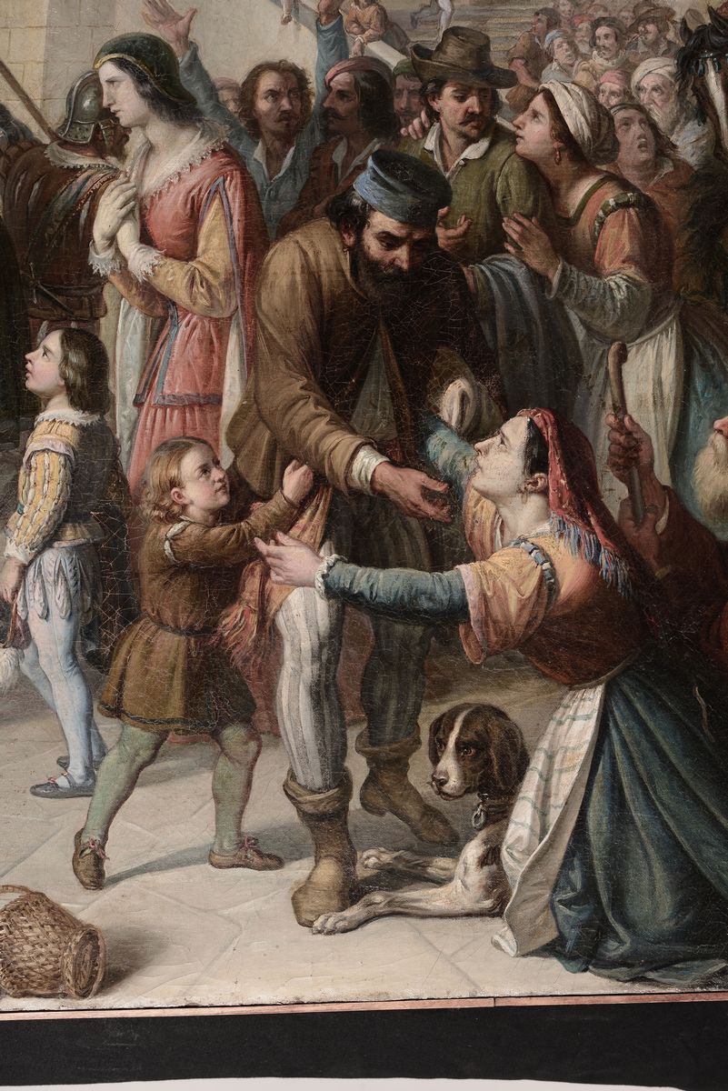 Pittore del XIX Secolopartenza di Cristoforo Colombo