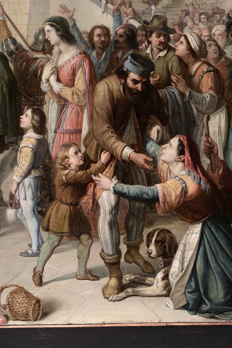 Pittore del XIX Secolopartenza di Cristoforo Colombo