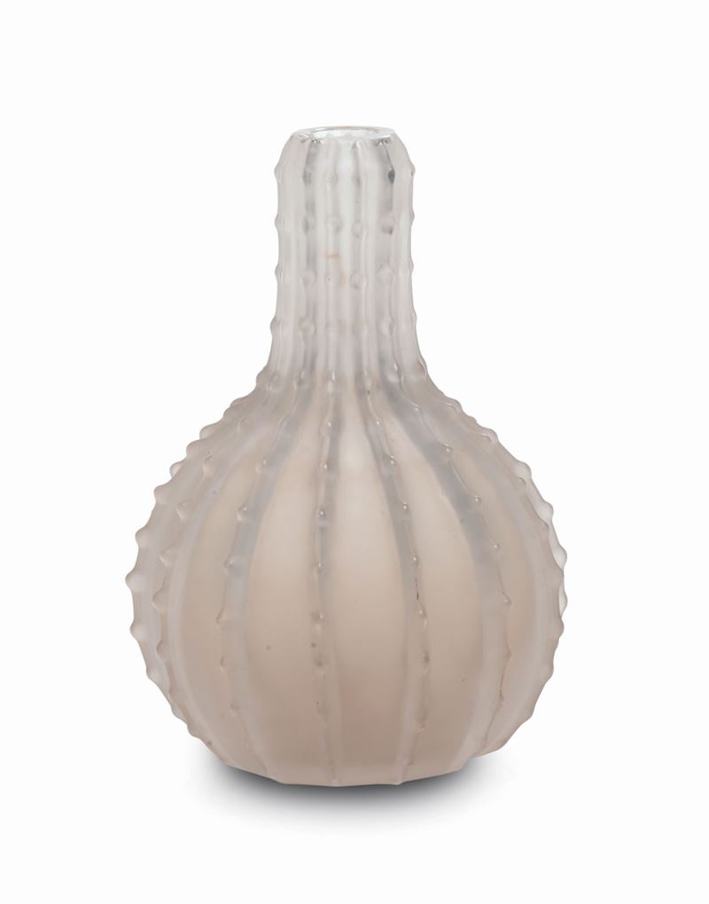 René Lalique (1860-1945) - Francia Vaso Dentelé  - Asta Arti Decorative del XX secolo - II - Cambi Casa d'Aste