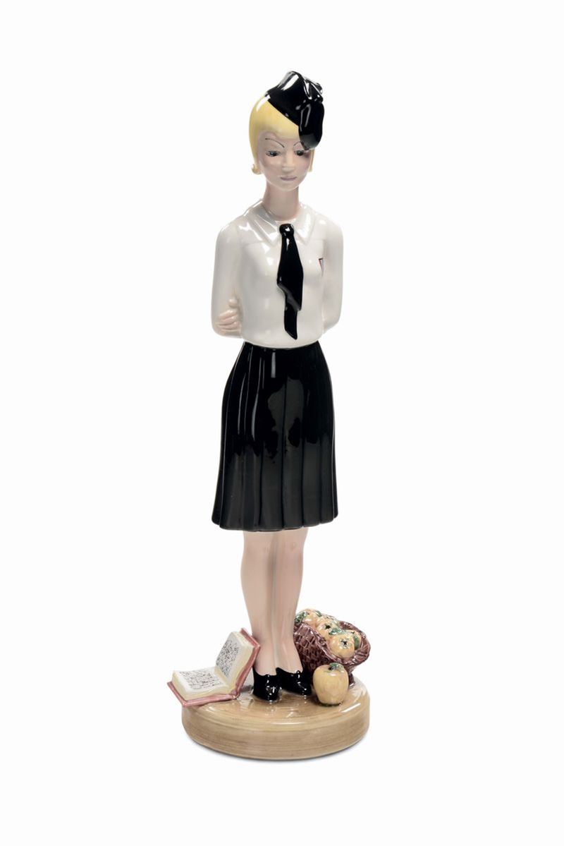 Lenci - Este Ceramiche, Edizione Postuma in tiratura limitata Piccola Italiana  - Asta Arredi dalle dimore degli eredi Ercole Marelli e altre provenienze - Cambi Casa d'Aste