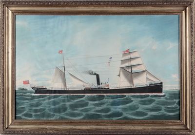 Antonio Luzzo (1855-1907)ritratto di Nave