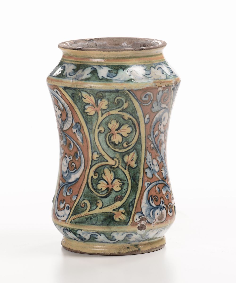 Albarello in Maiolica Policroma, Venezia 1555
