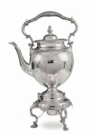 Samovar in Argento, Bollato John Round And The Son Ltd, Città di Sheffield XX Secolo