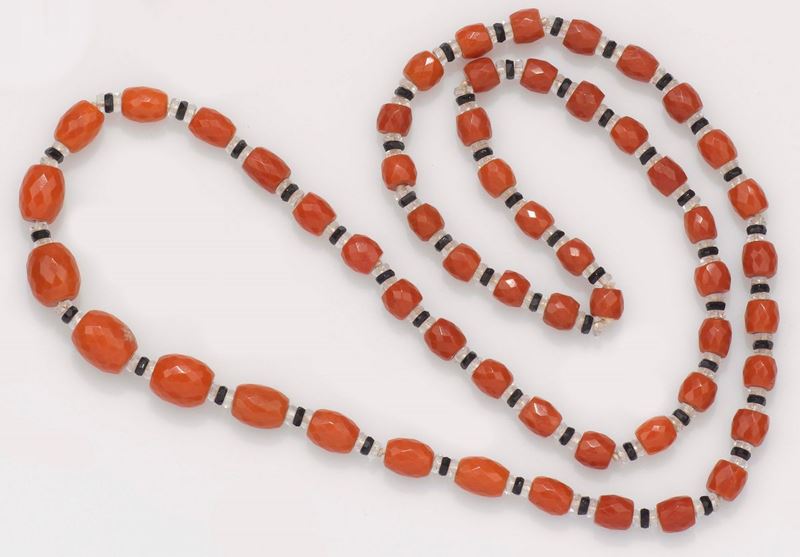 A coral, onix and rock crystal  - Auction Fine Jewels - II - Cambi Casa d'Aste