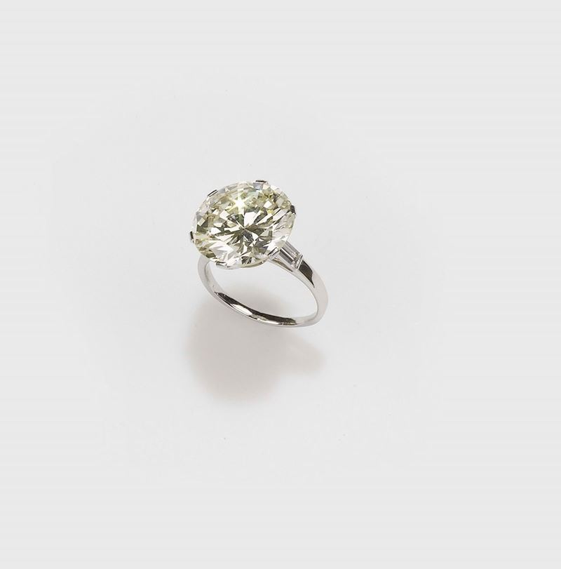 Solitaire di ct 17,00 circa  - Asta Fine Jewels - II - Cambi Casa d'Aste