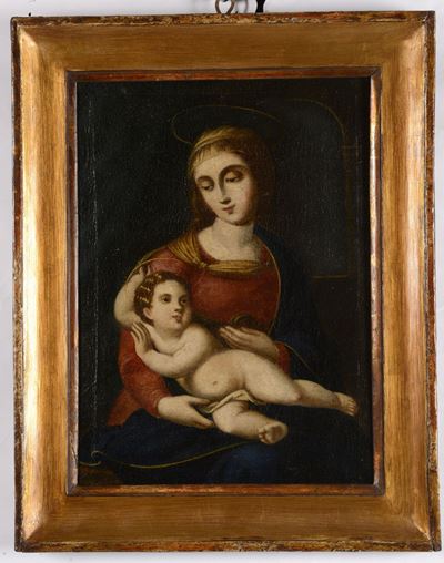 Anonimo del XVIII Secolomadonna con Bambino