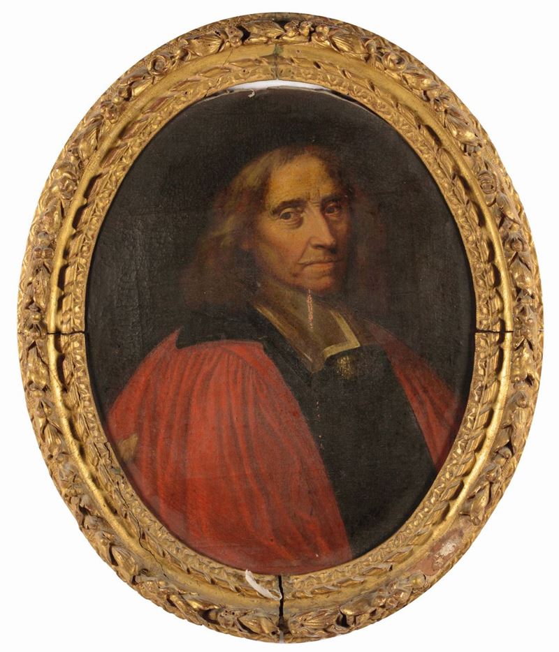 Anonimo del XVIII secolo Ritratto di Cardinale  - Asta Dipinti Antichi - Cambi Casa d'Aste
