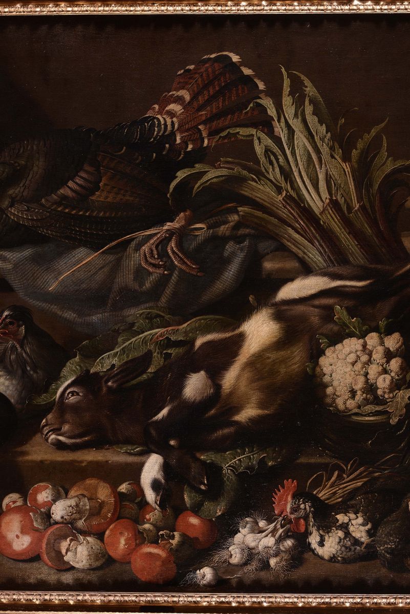 Philipp Ferdinand De Hamilton (bruxelles 1664 - Vienna 1750)natura Morta con Cacciagione
