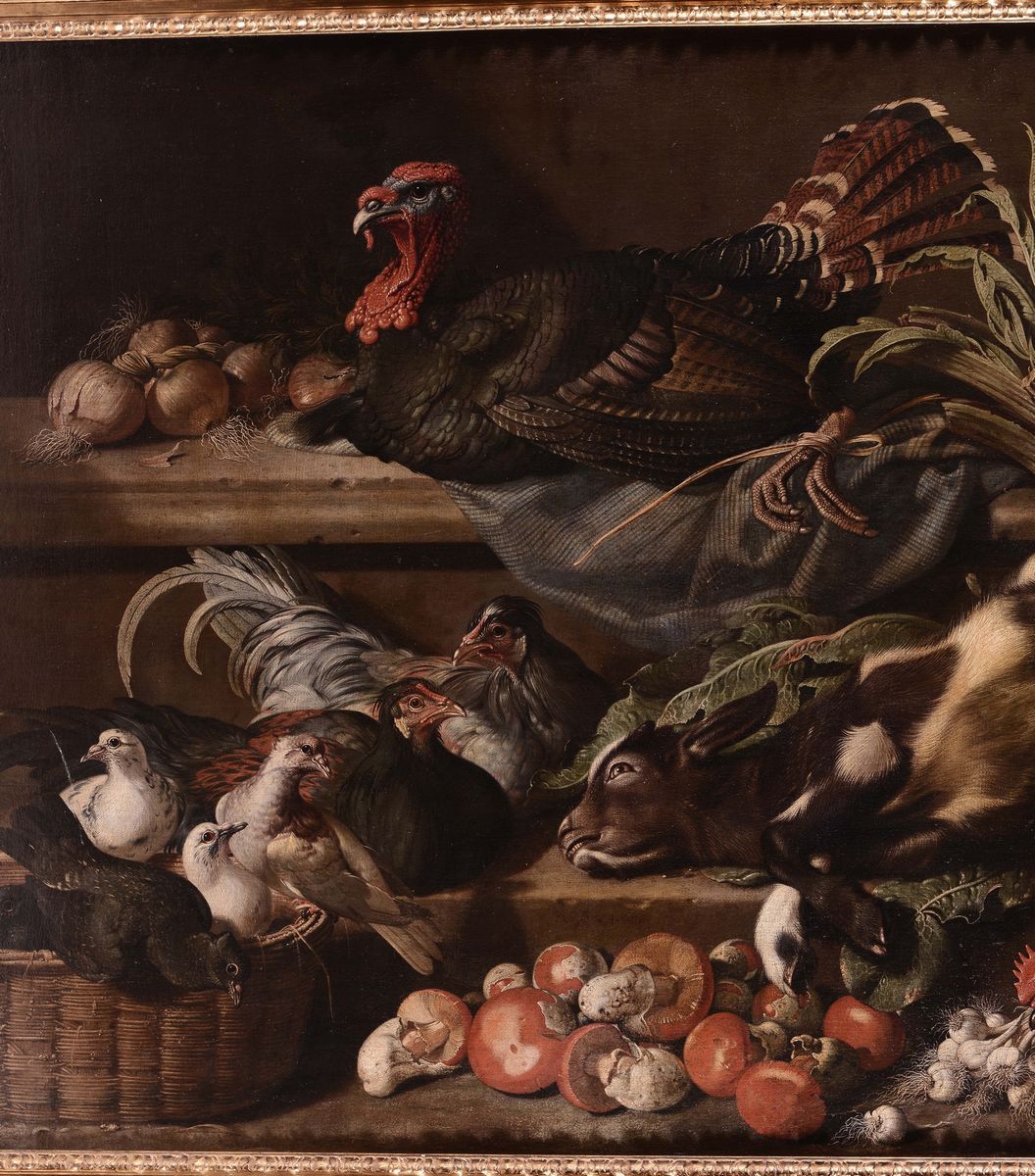 Philipp Ferdinand De Hamilton (bruxelles 1664 - Vienna 1750)natura Morta con Cacciagione
