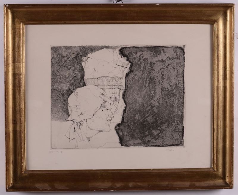Karl Plattner, incisione II/II  - Asta Antiquariato e Dipinti Antichi - I - Cambi Casa d'Aste