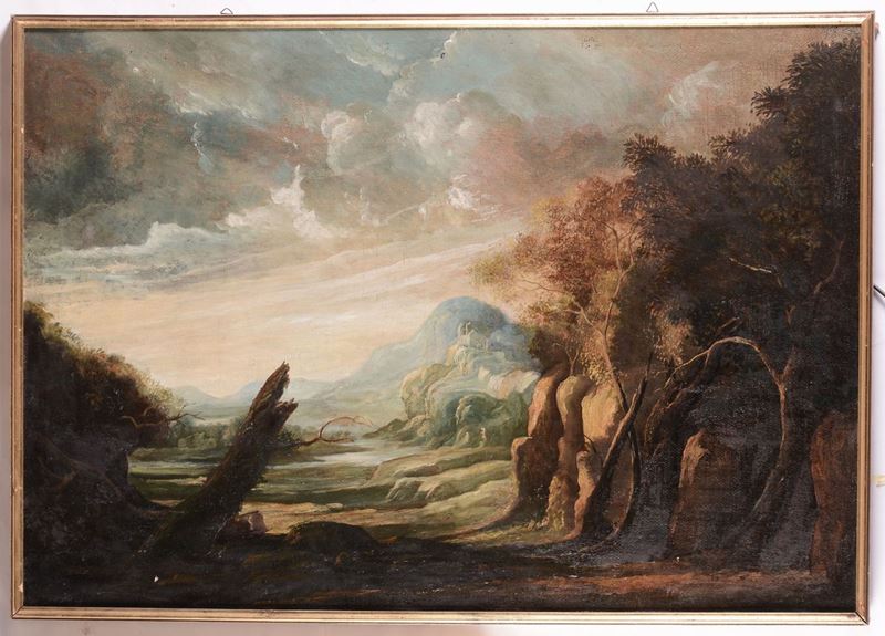 Anonimo del XX secolo Paesaggio  - Asta Antiquariato e Dipinti Antichi - I - Cambi Casa d'Aste