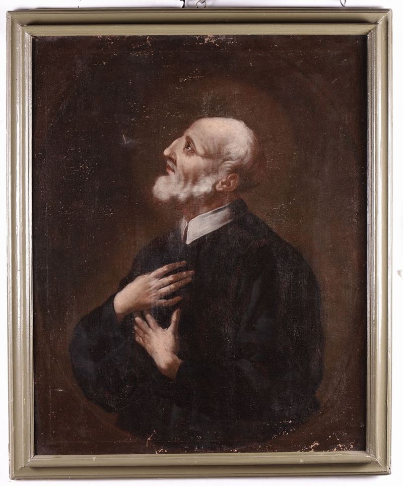 Anonimo del XIX secolo Ritratto di anziano  - Asta Antiquariato e Dipinti Antichi - I - Cambi Casa d'Aste