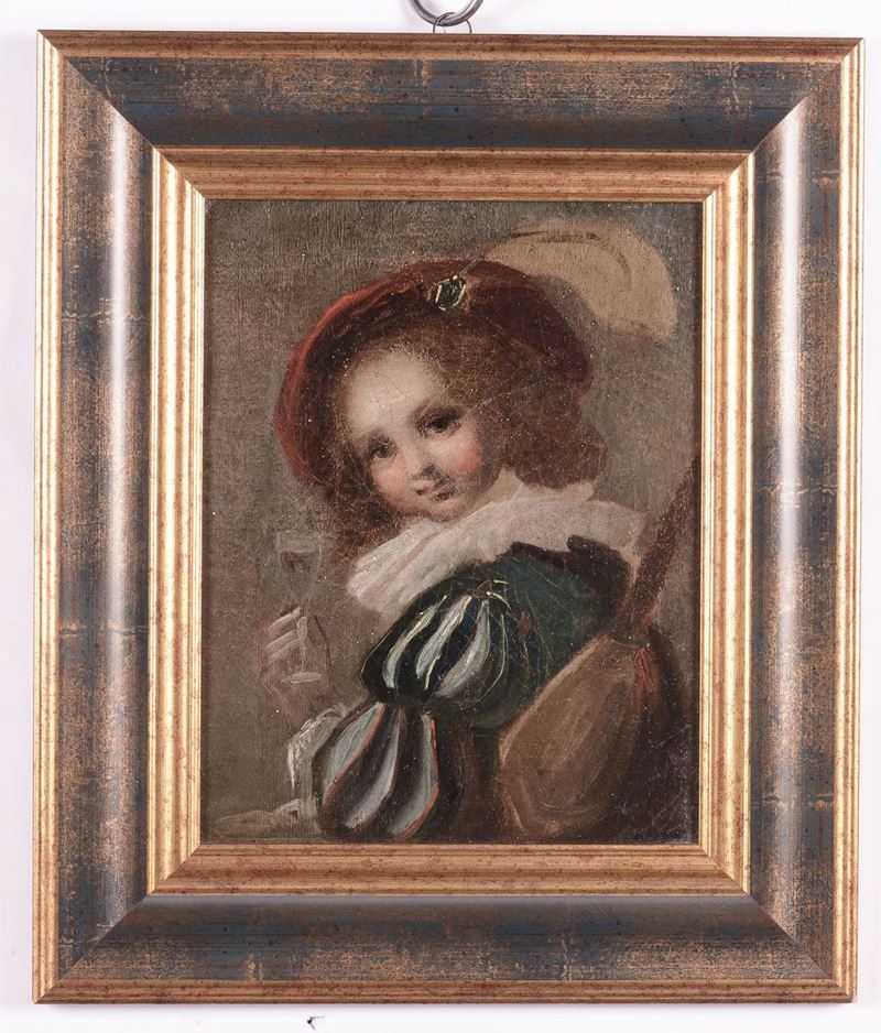 Scuola del XIX secolo Ritratto di fanciullo  - Auction Antique and Old Masters - I - Cambi Casa d'Aste