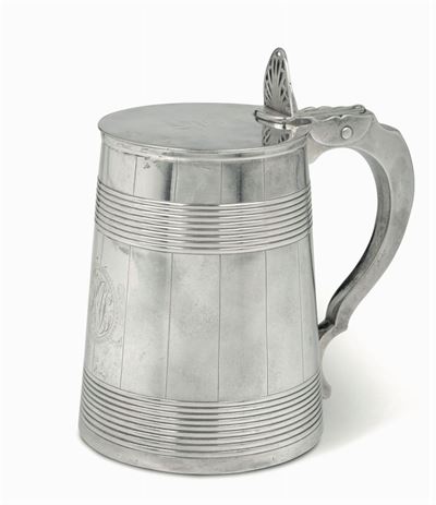 Tankard in Argento, Argentiere Rich. Carter, Danile Smith e Robert Sharp, Londra 1784