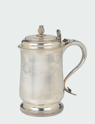 Grande Tankard in Argento, Argentieri Peter & William Bateman, Londra 1809