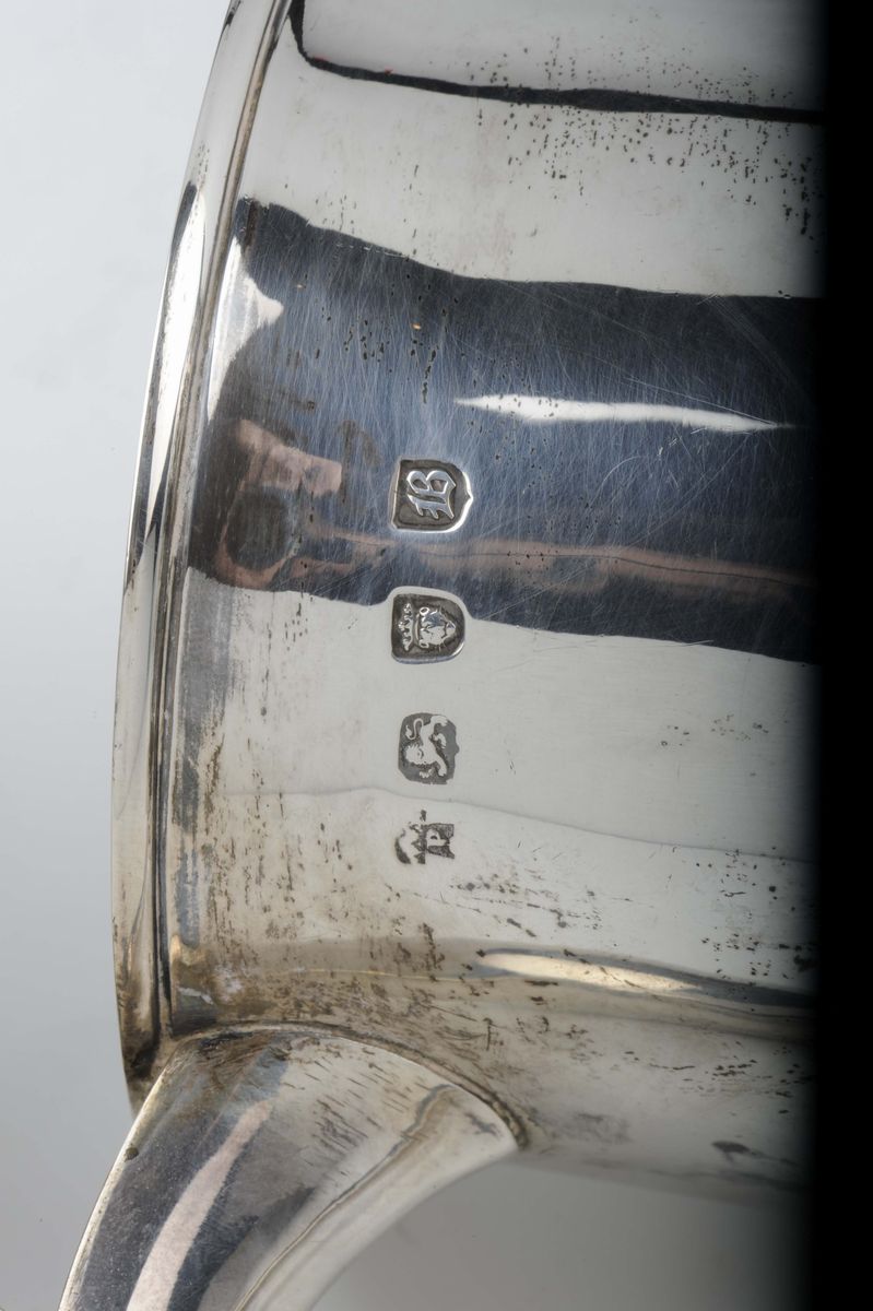 Tankard in Argento, Argentieri William Shaw & William Prist, Londra 1757