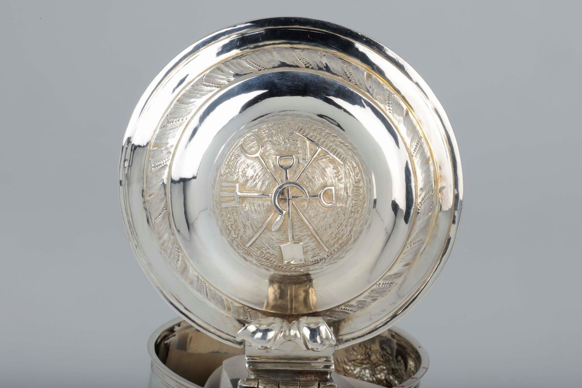 Tankard in Argento, Argentiere Samuel Wastell, Londra 1702