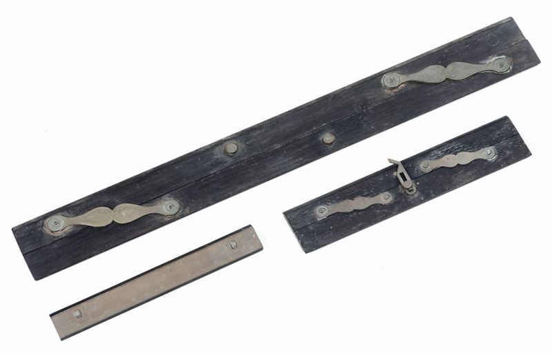 Lotto composto da parallele a rullo e parallele a carteggio  - Auction Antique and Old Masters - I - Cambi Casa d'Aste