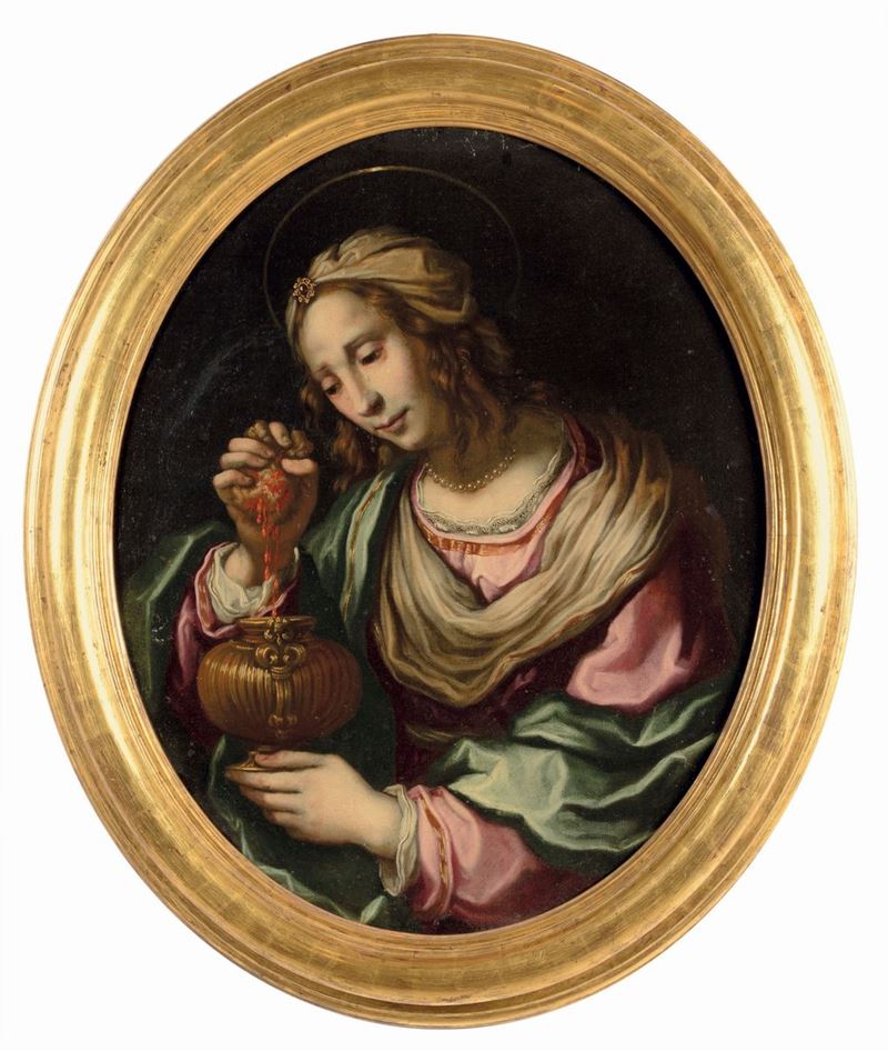 Scuola fiorentina del XVII secolo Santa Prassede  - Asta Antiquariato e Dipinti Antichi - I - Cambi Casa d'Aste