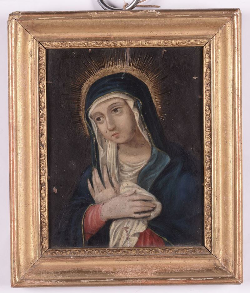 Scuola del XVIII secolo Madonna  - Asta Antiquariato e Dipinti Antichi - I - Cambi Casa d'Aste