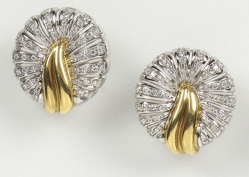 Orecchini con diamanti  - Asta Antiquariato e Dipinti Antichi - I - Cambi Casa d'Aste