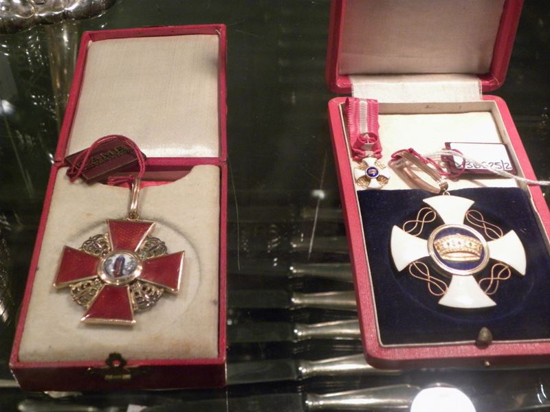 Lotto di due onoreficenze Cravanzola  - Auction Antique and Old Masters - I - Cambi Casa d'Aste