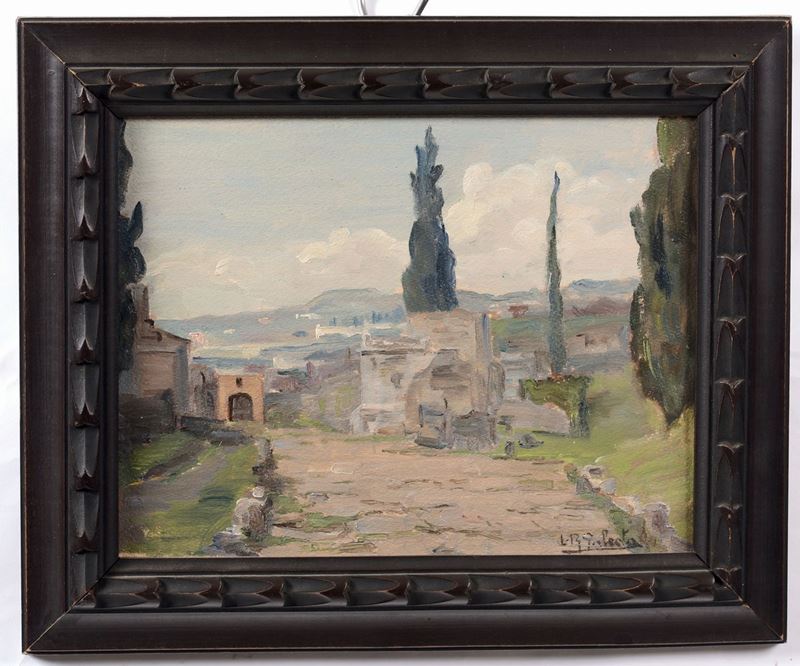 Leopoldo Galeota (1868-1938) Alture di Quinto  - Auction Antique and Old Masters - I - Cambi Casa d'Aste