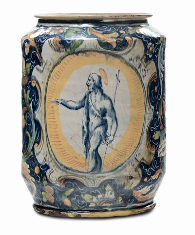 Albarello in Maiolica Policroma, Venezia XVI Secolo